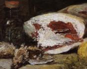 尤金 布丹 : Still Life with a Leg of Lamb